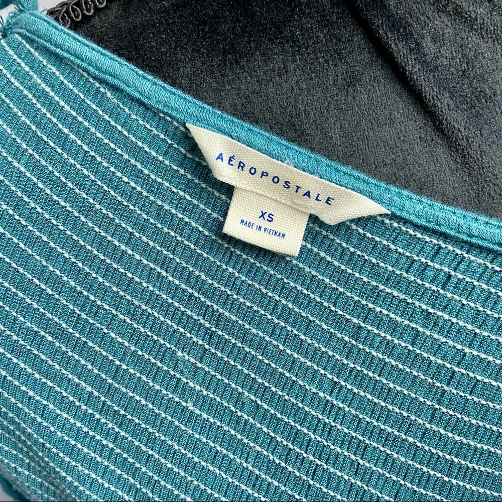 Aeropostale Cold Shoulder Ruffle Top - Picture 5 of 6
